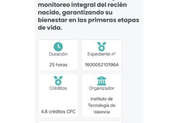 Curso PROCEDIMIENTOS DE ENFERMERÍA EN NEONATOLOGÍA